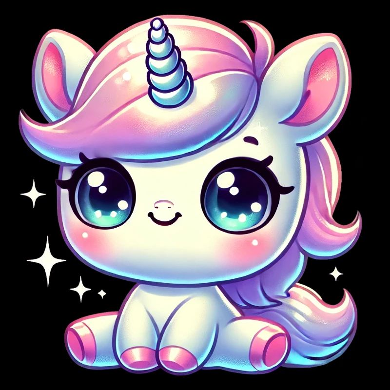 Super Cute Kawaii Baby Unicorn
