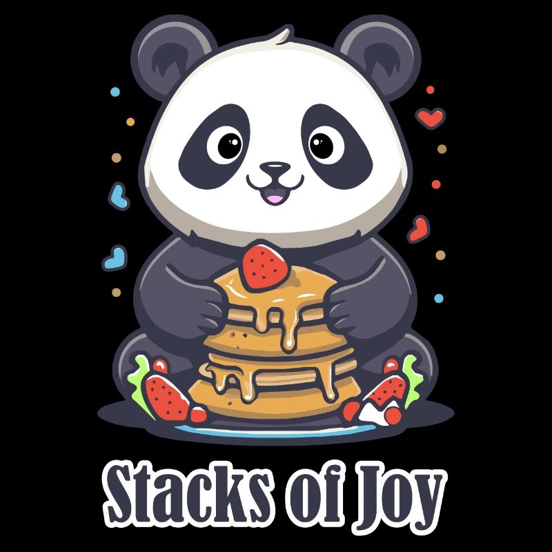 Pfannkuchen mit Panda