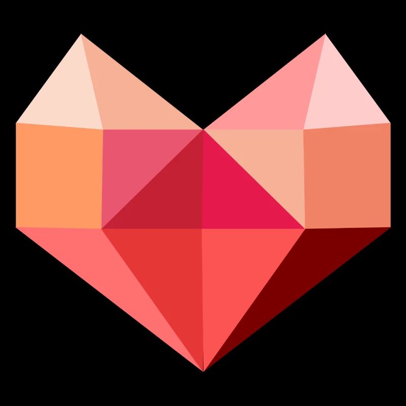 Heart pink