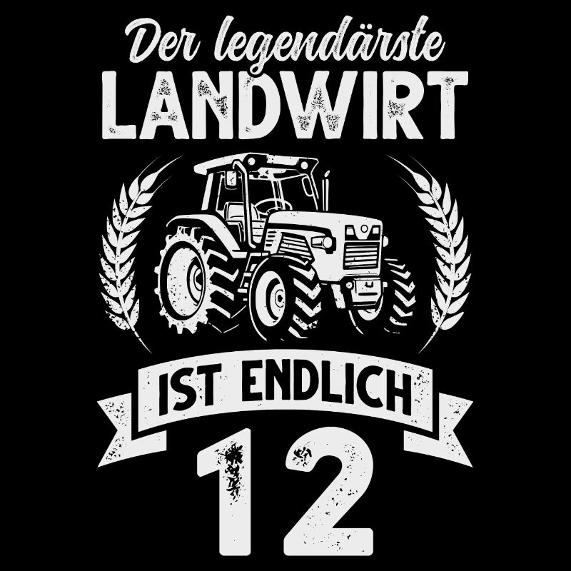 Landwirt 12. Geburtstag Traktor Bauer
