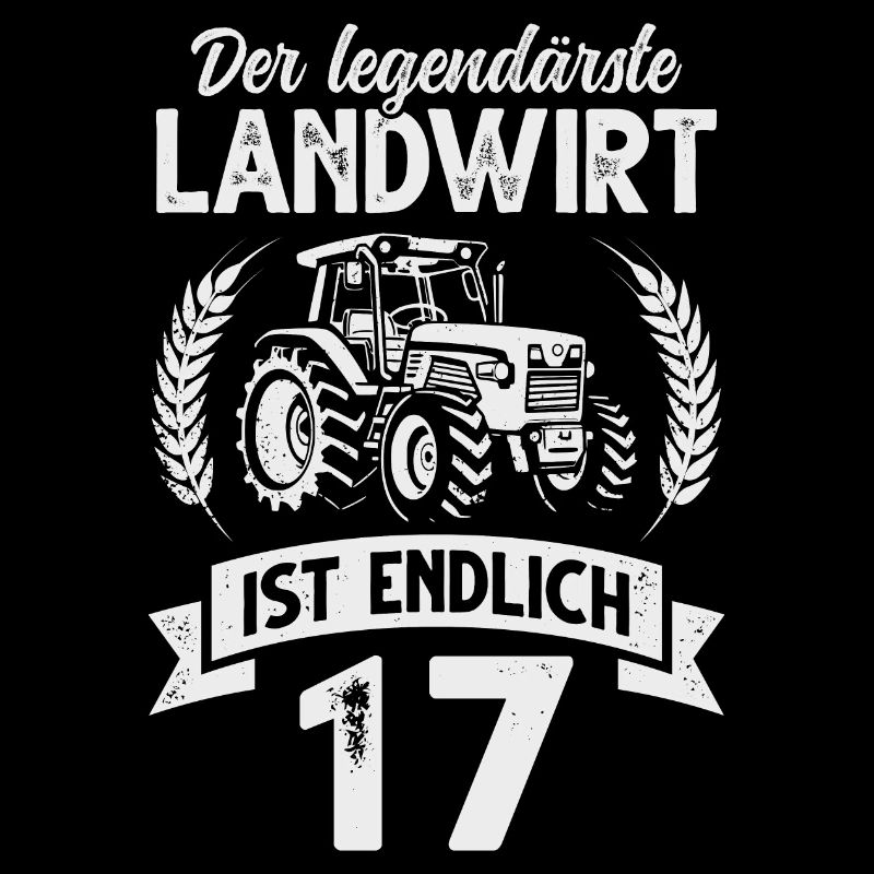Landwirt 17. Geburtstag Traktor Bauer
