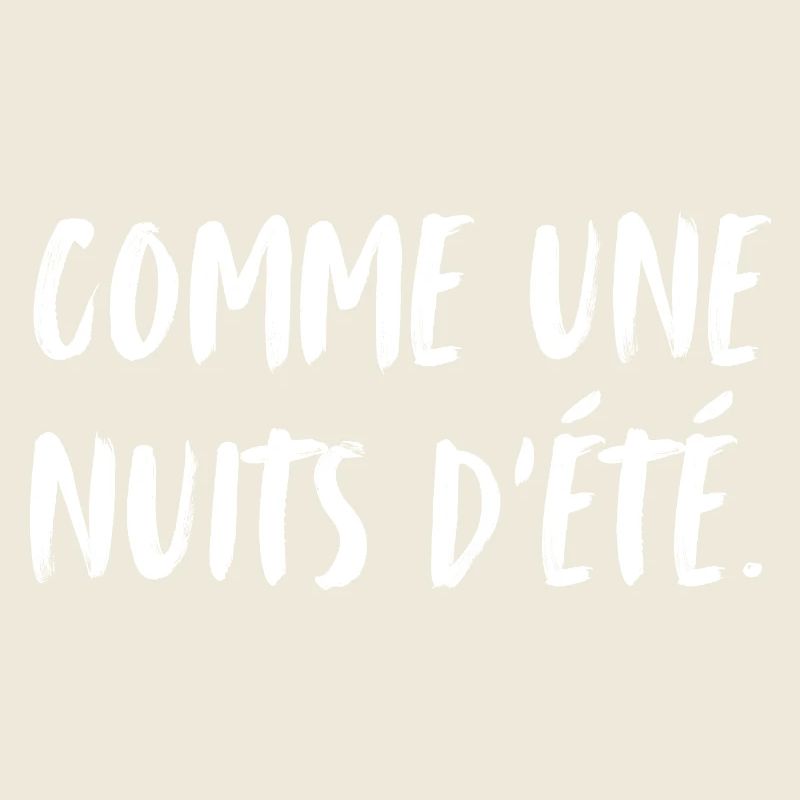 comme une nuit d'été. Wie Eine Sommernacht.