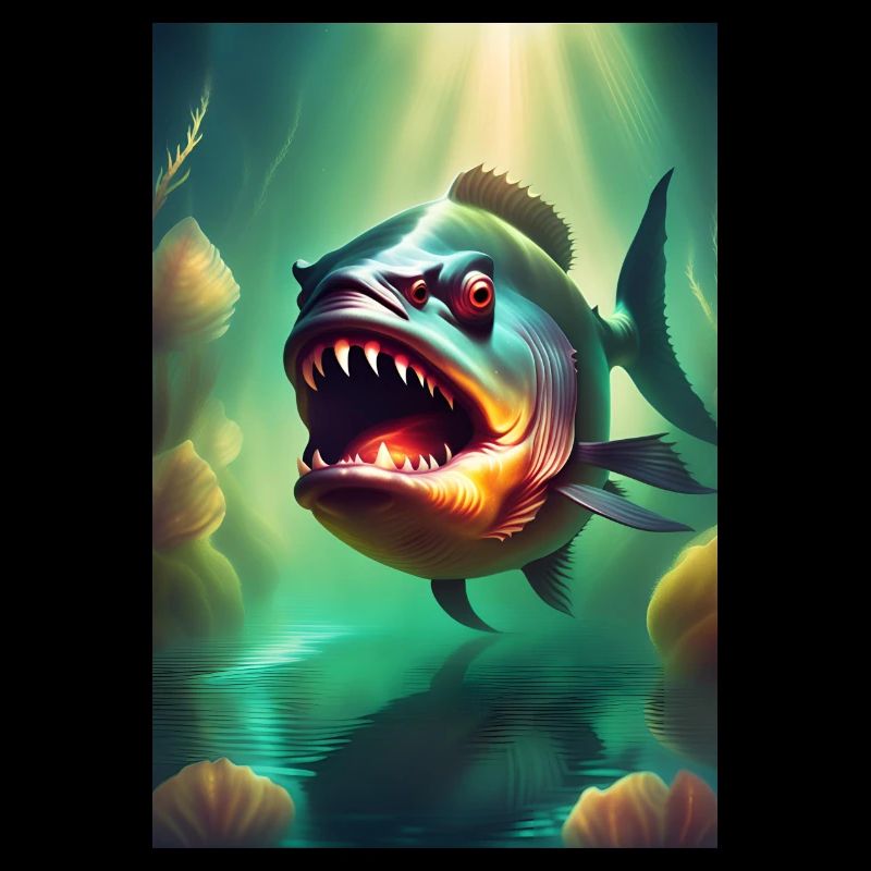 Poisson monstre anormal