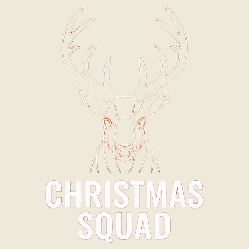 Neon Hirsch Squad Weihnachten