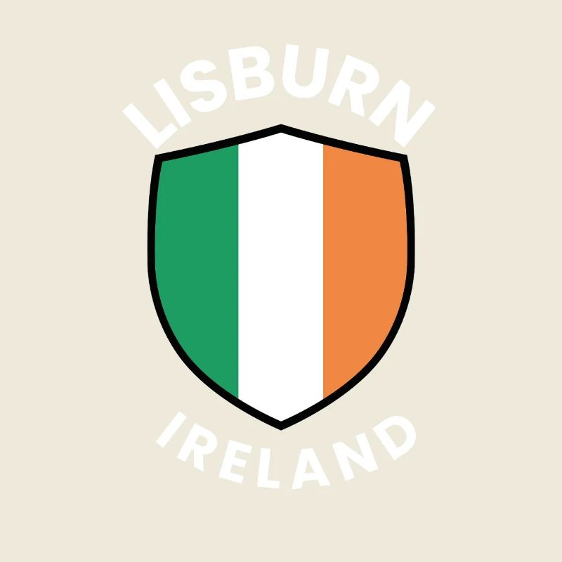 Tee du drapeau irlandais du Lisburn Shield