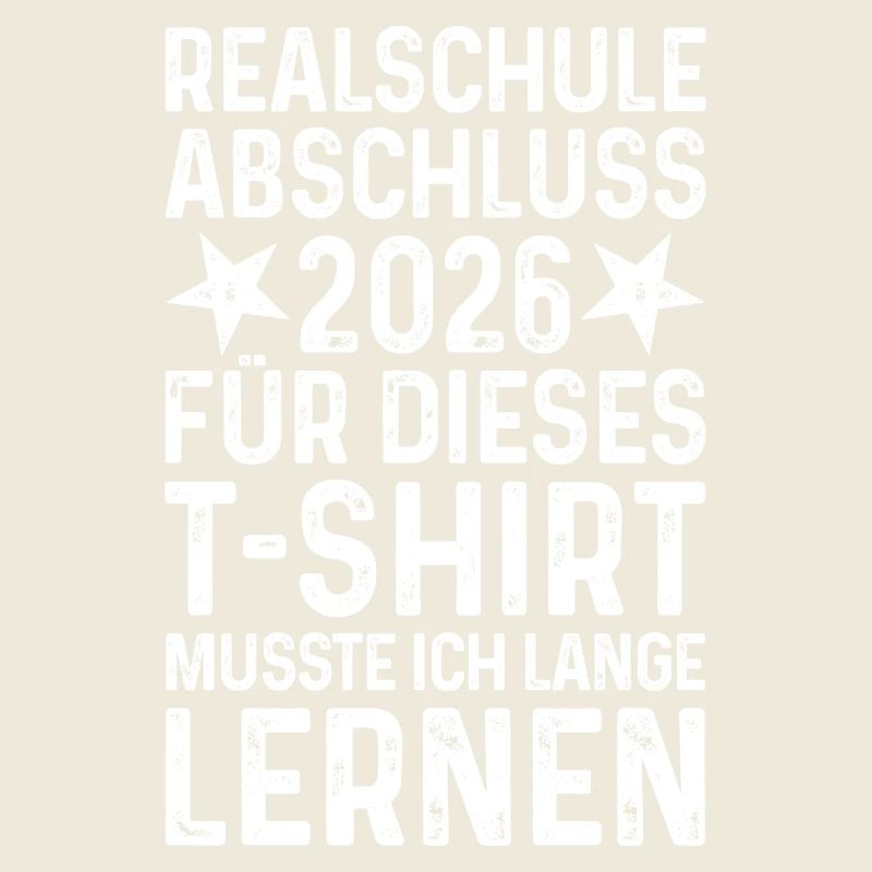 Abschluss 2026 Realschule T-Shirt