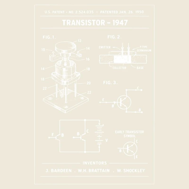 Transistorpatent-Bauplan
