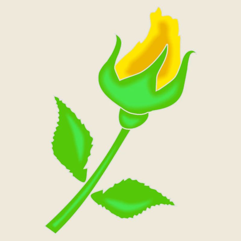 Rose in Gelb