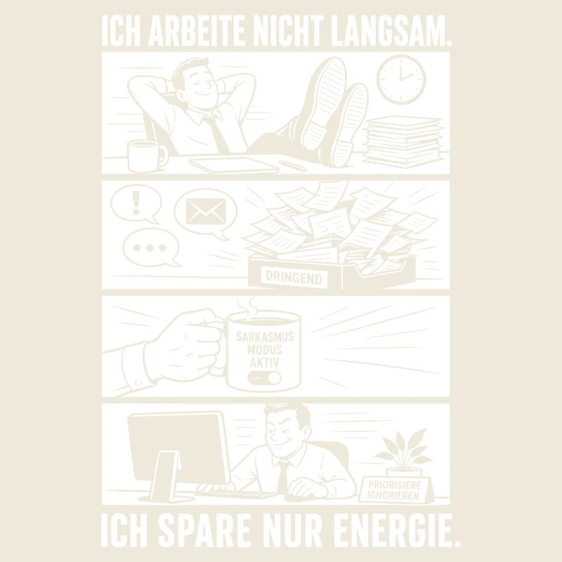 Ich Spare Nur Energie Humor