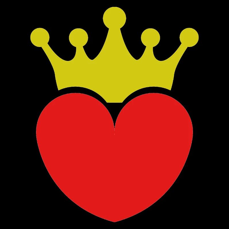 Cœur avec couronne