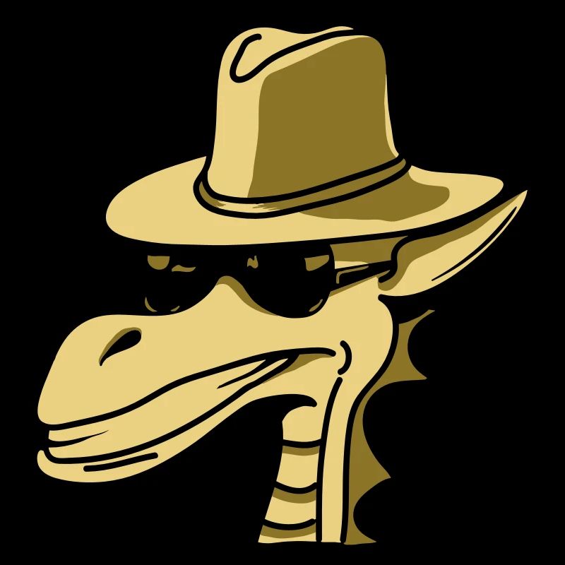 Drache Hut sonnenbrille cool comic Design