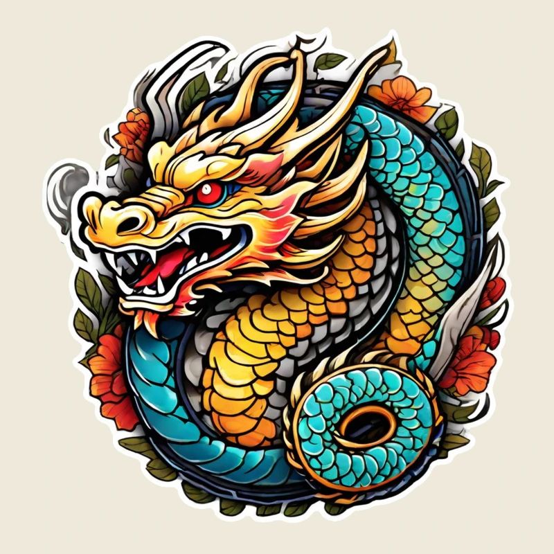 Asiatischer Drache - Japan - Chinesisch