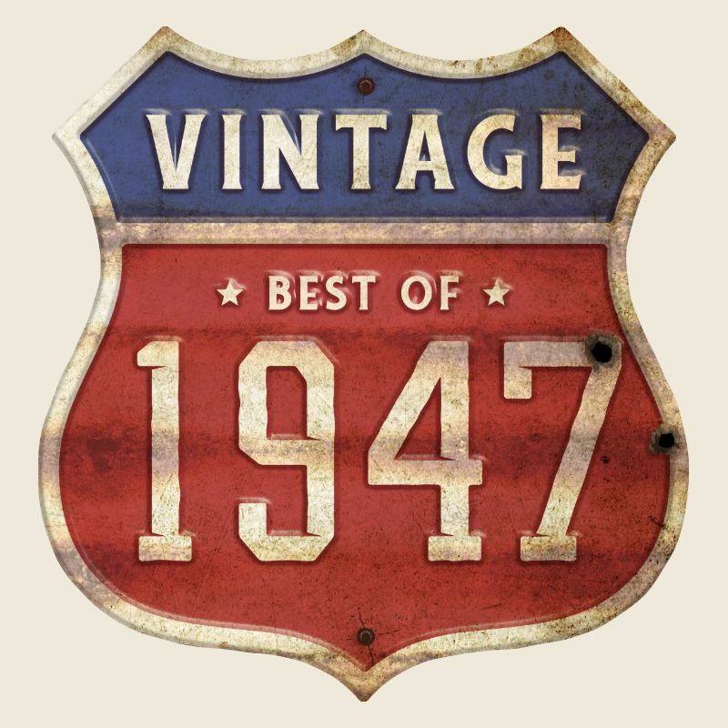 77 ans vintage 1947 édition limitée 77ème