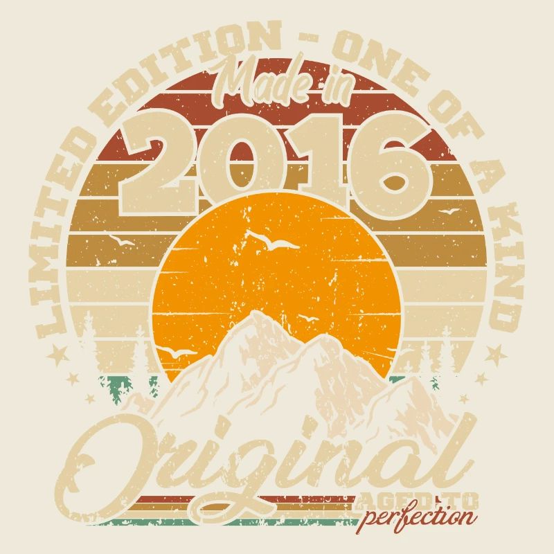 Made in 2016 Retro 2016 Geburtstagsgeschenk