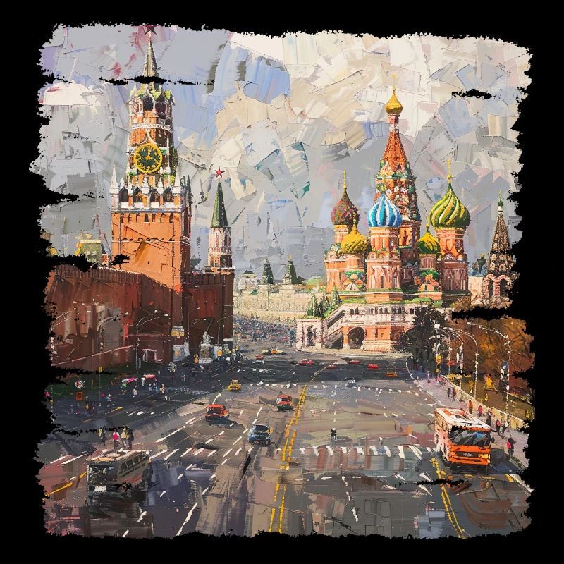 Place Rouge à Moscou