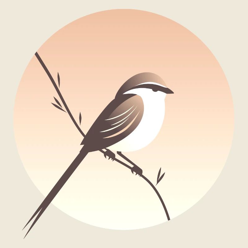 Little Bird on Branch