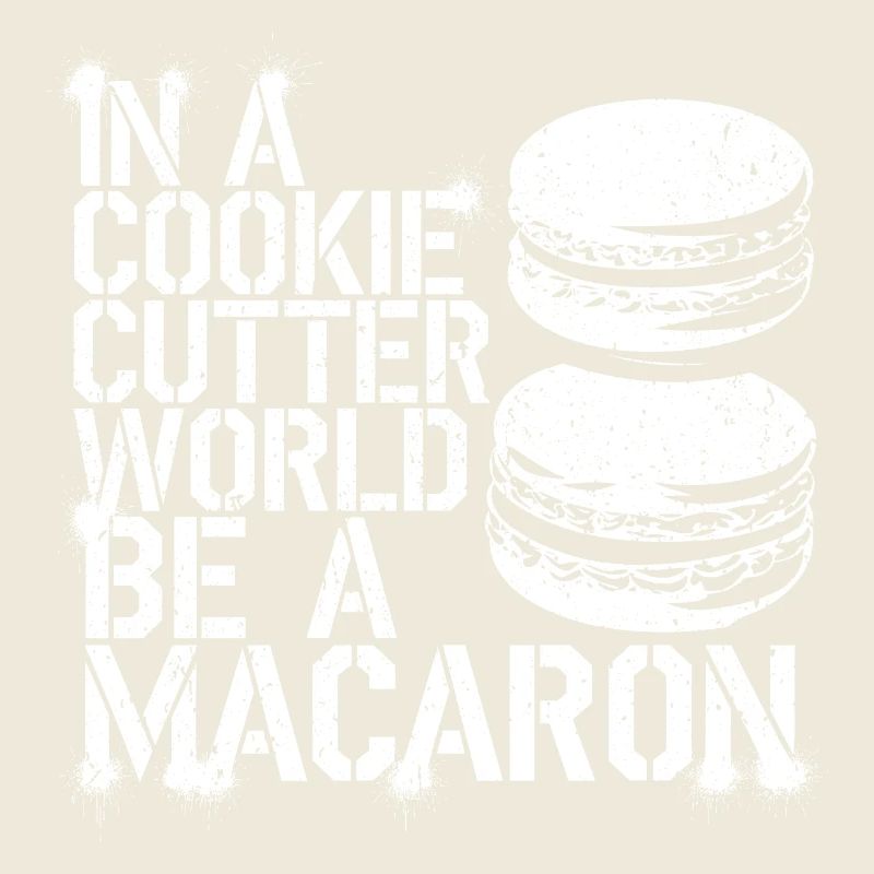 Sei wie ein bunter Macaron