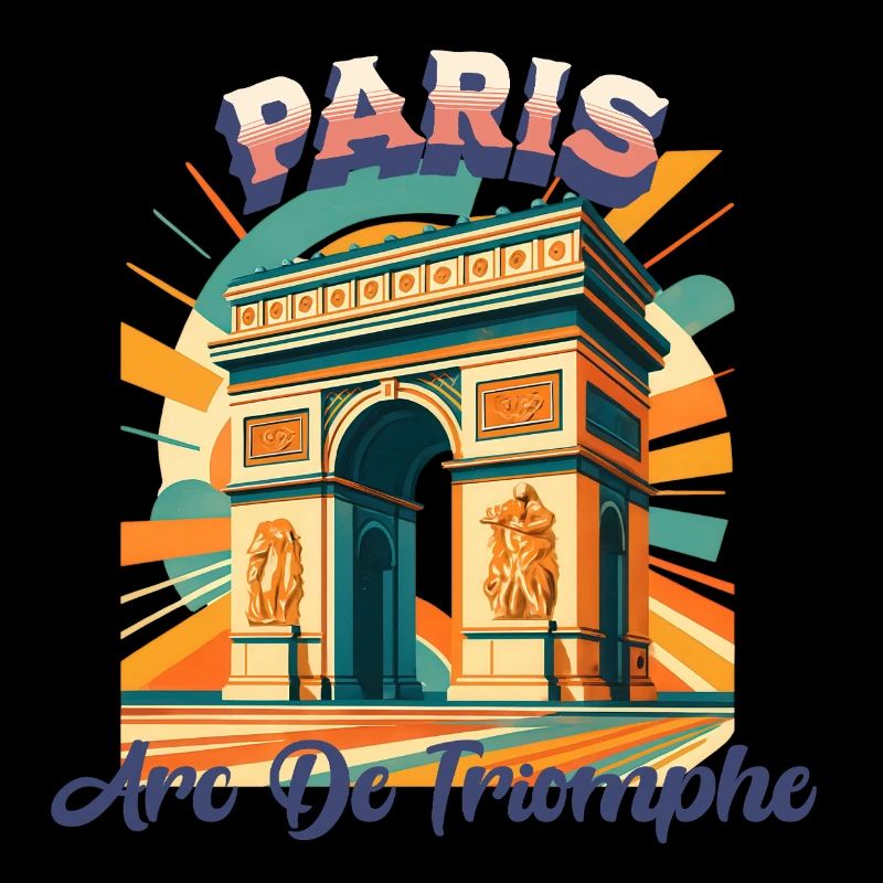 Urban Retro Dreams – ARC DE TRIOMPHE - Paris