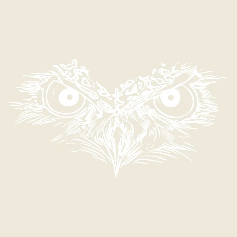 Staring Owl Eyes - Owl Beak