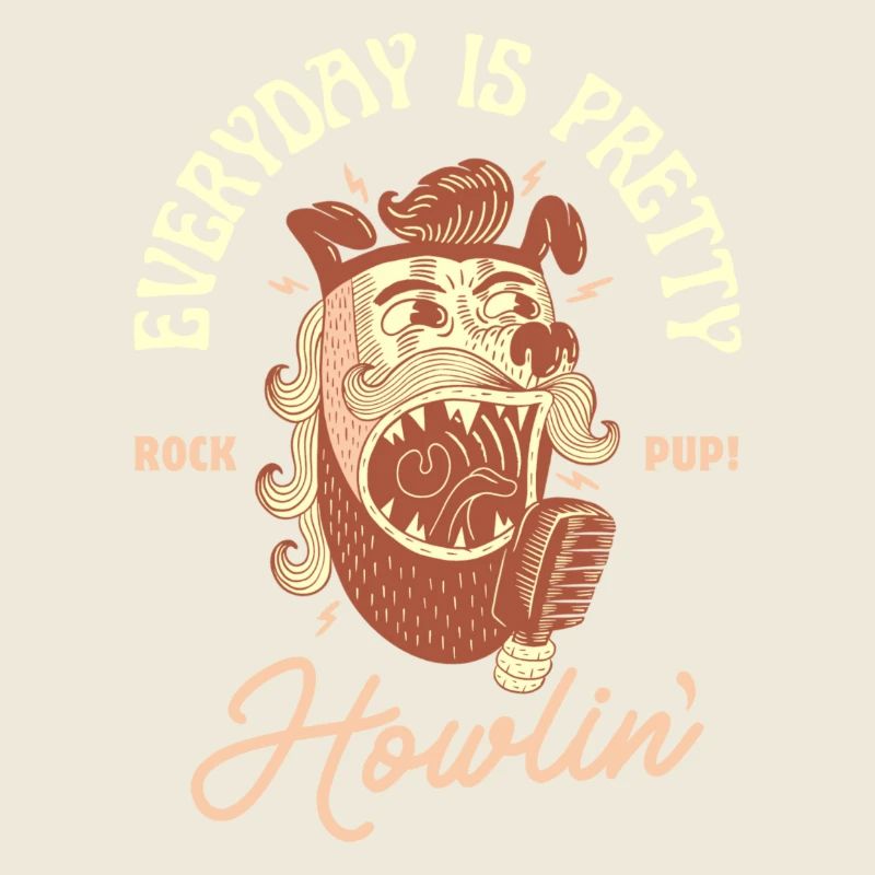 Everyday is Pretty Howlin' – Rockabilly Dog
