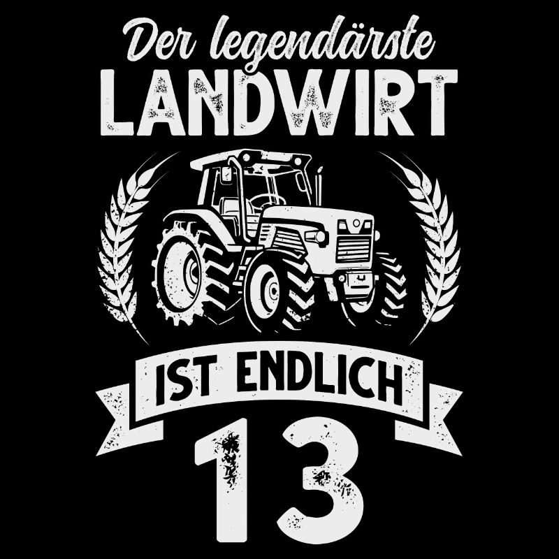 Landwirt 13. Geburtstag Traktor Bauer