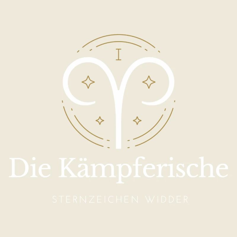 Widder Sternzeichen Logo Widder