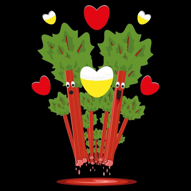 Bier trifft Rhabarber, ein toller Hingucker.