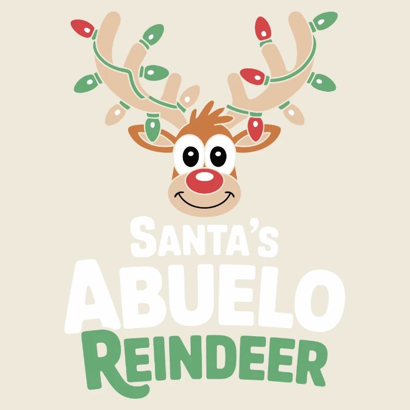 Das Rentier Abuelo des Weihnachtsmanns