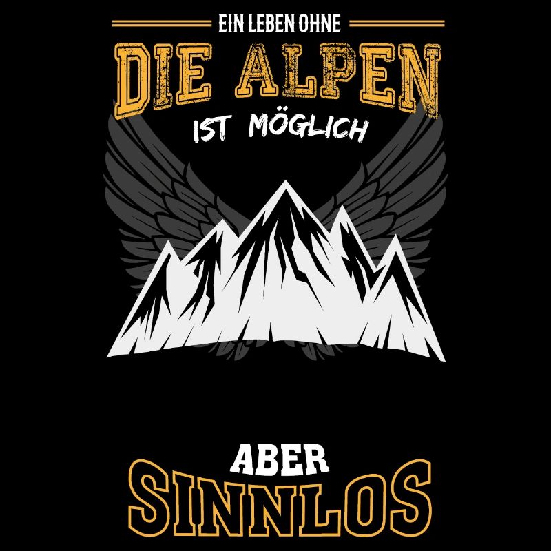Alpen Berge Leben sinnlos