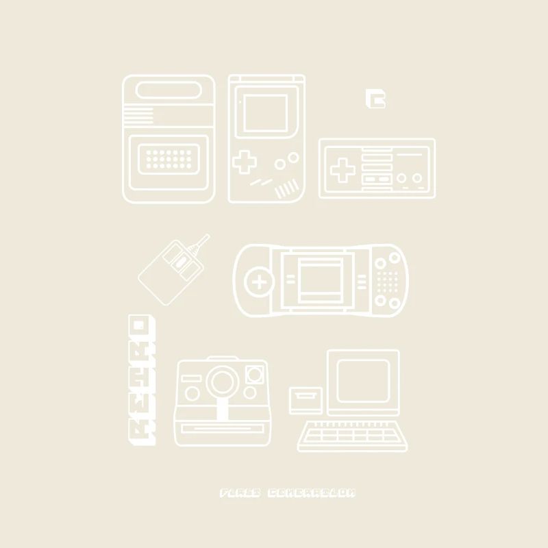 retro game blaupause nerd pc game 8bit konsole lol