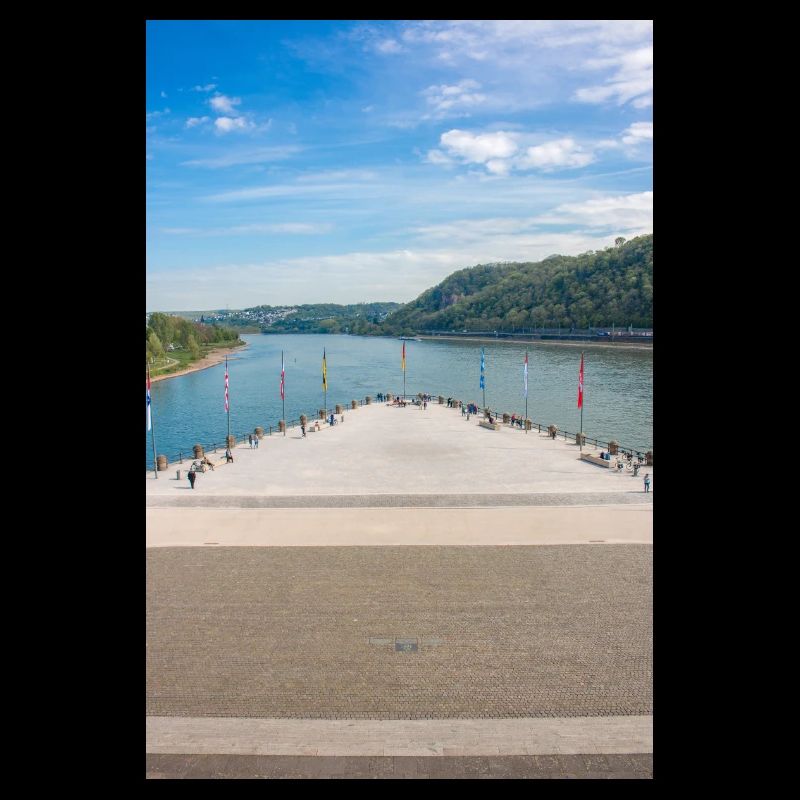 Deutsches Eck Koblenz Rhein & Mosel Poster