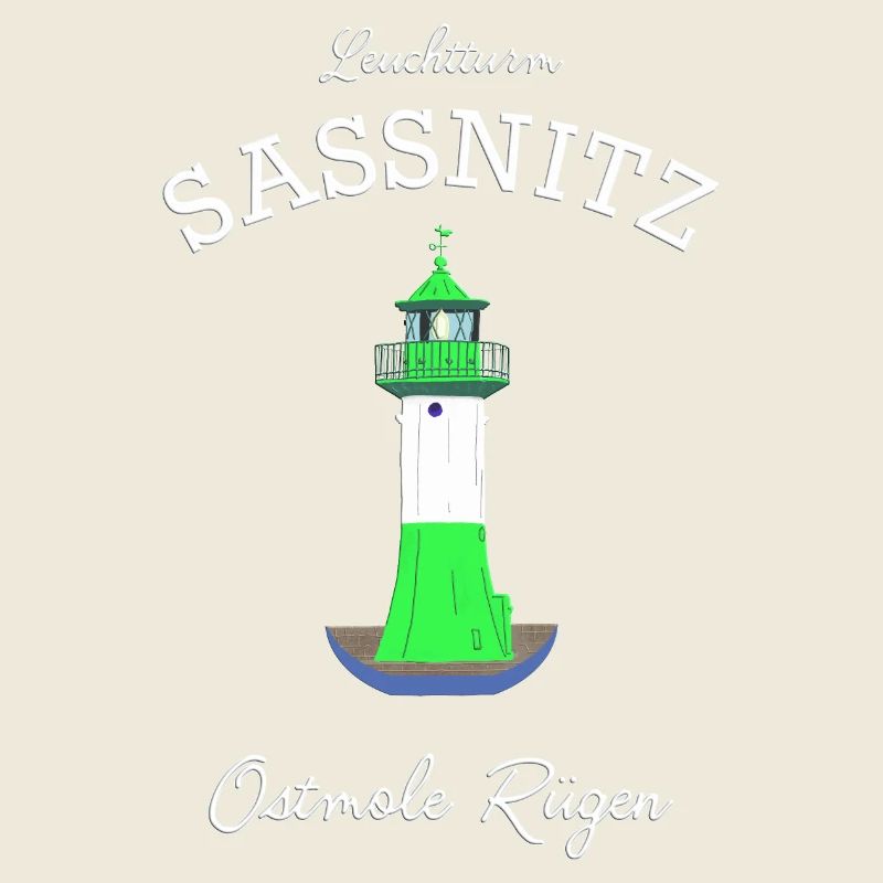 Ruegen, lighthouse Sassnitz Ostmole, Baltic Sea