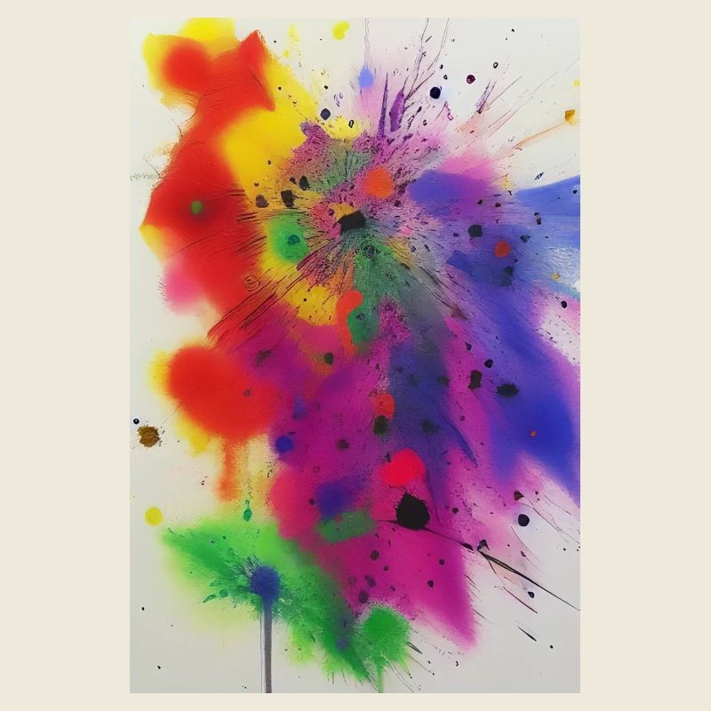 Éclaboussures de peinture