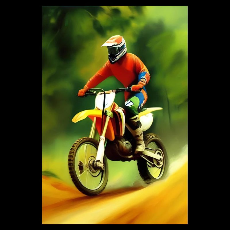 Équitation en motocross