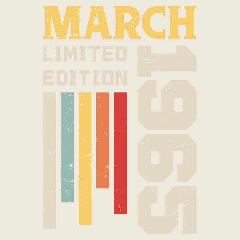 März 1965 - Geburtstagsgeschenk März 1965 Jubiläum