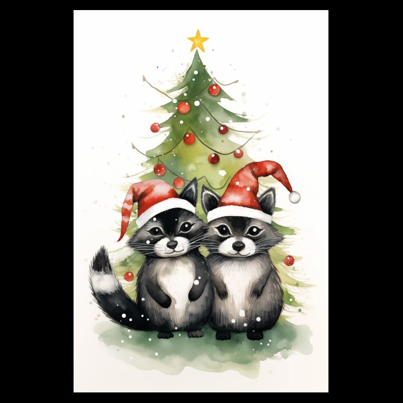 Ratons laveurs de Noël