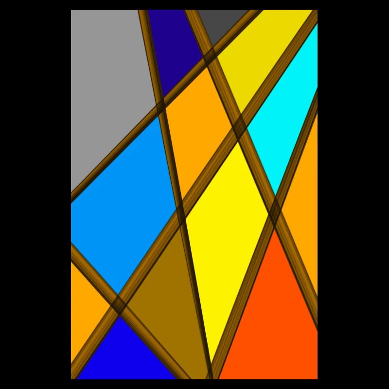 Art abstrait coloré