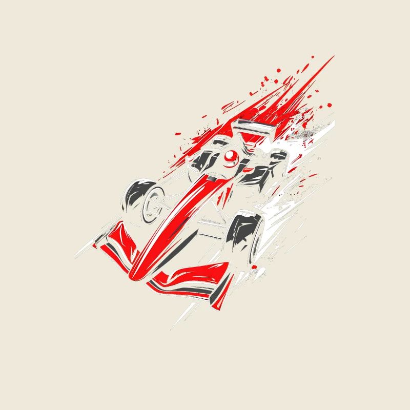 Voiture de course de formule | Illustration de course à grande vitesse