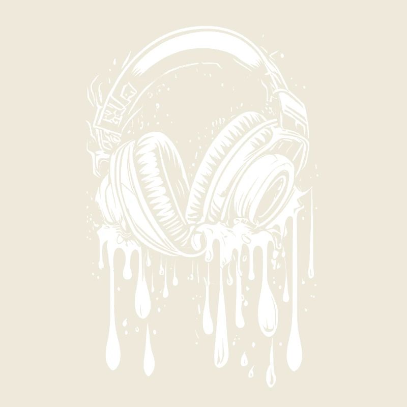 Casque d’écoute avec gouttes