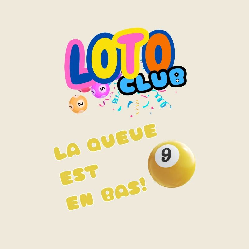 LOTO - BINGO - 9 - LA QUEUE EST EN BAS