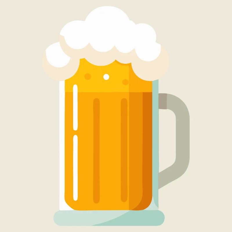 Chope à bière - illustrée