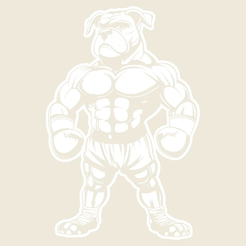 Dessin de chien boxeur