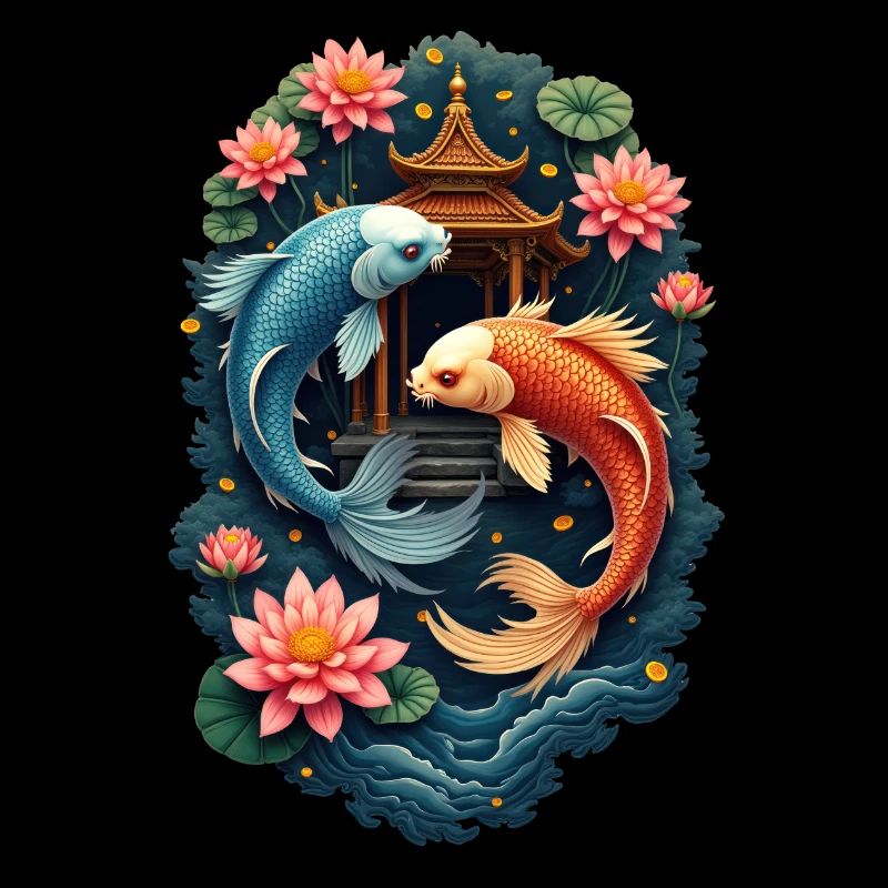 Poissons Koi