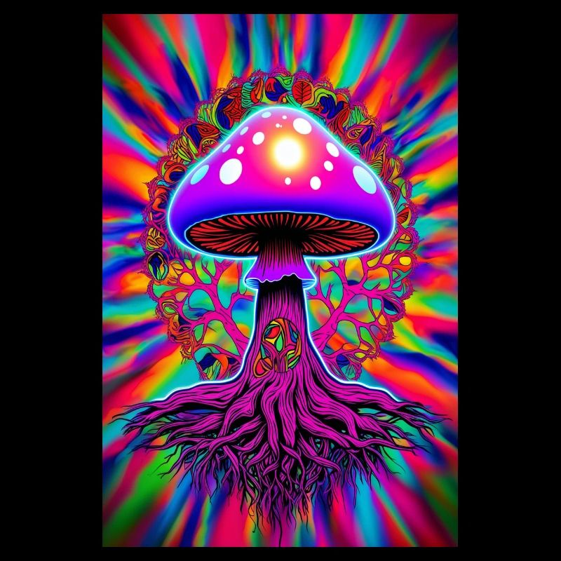 Psychedelischer Pilz