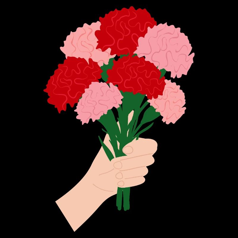 Für Sie - Rote Nelkenblüte3