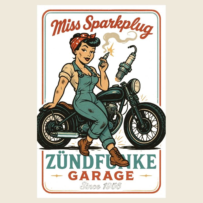 Miss Sparkplug – Zündfunke Garage Queen