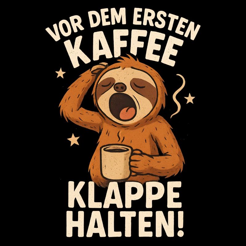 Shut up before the first coffee!