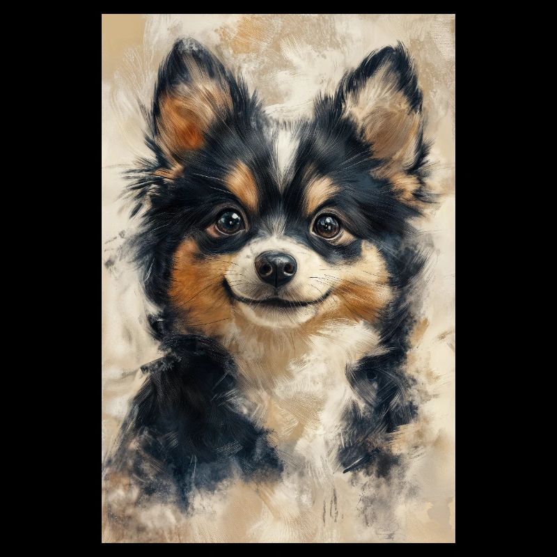 Illustration eines Hundes