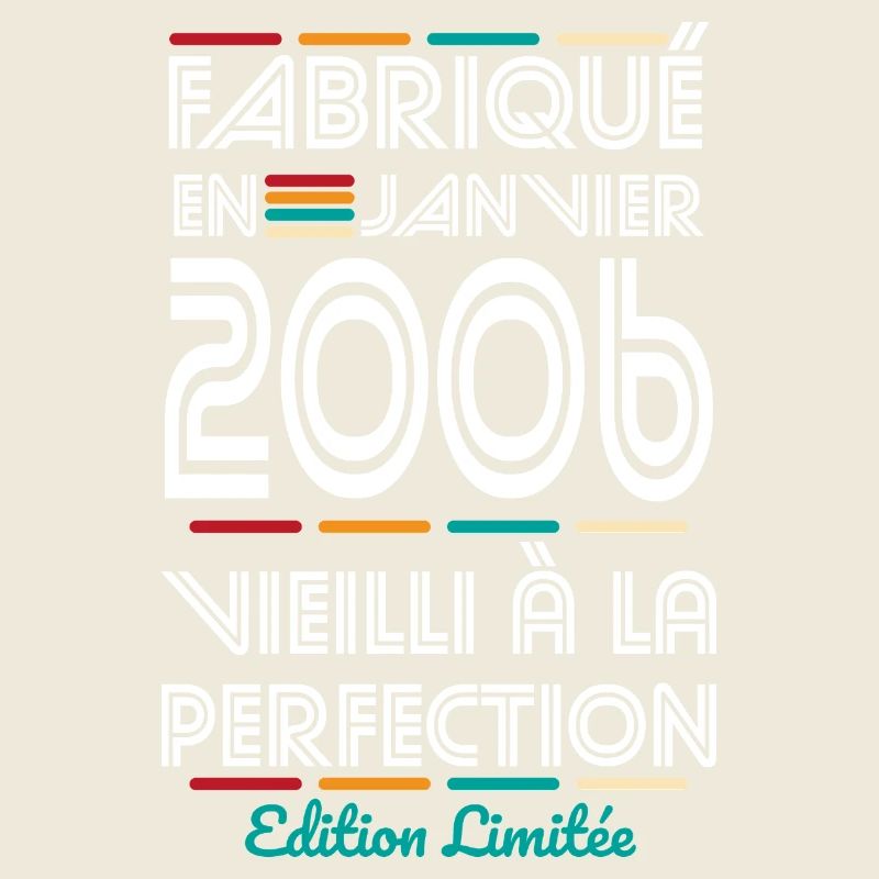 Anniversaire 20 ans - Fabriqué en Janvier 2006