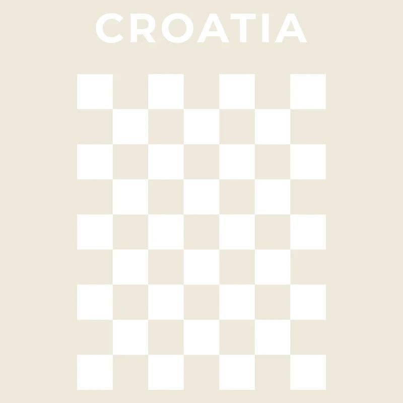 Croatian Checker White
